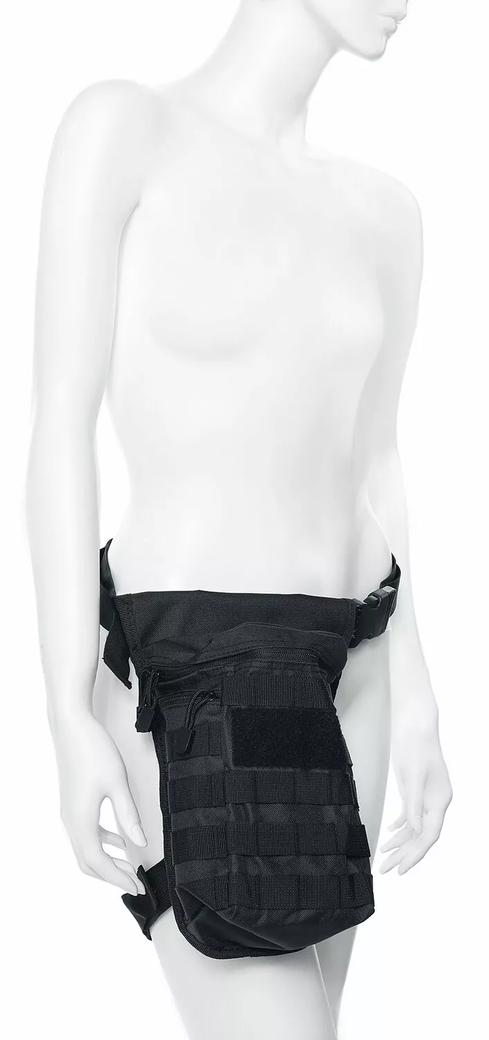 "Side Kick Bag No. 2" Heuptas Zwart Van Brandit - Afbeelding 2