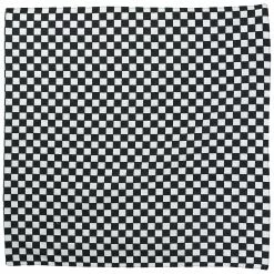 "Checkerboard" Bandana Zwart-wit Van Rock Daddy
