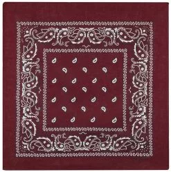 "Bordeaux Paisley" Bandana Bordeaux Van Rock Daddy