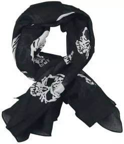 "Death Skul Scarf" Doek Zwart-wit Van Rock Daddy
