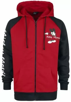 "Since 1929" Vest Met Capuchon Rood-zwart Van Mickey & Minnie Mouse