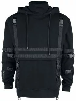 "Teo Hood" Trui Met Capuchon Zwart Van Chemical Black