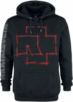 "Zeig Dich" Trui Met Capuchon Zwart Van Rammstein