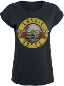 "Distressed Bullet" T-shirt Zwart Van Guns N' Roses