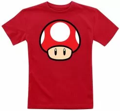 "Kids - Mushroom" T-shirt Rood Van Super Mario