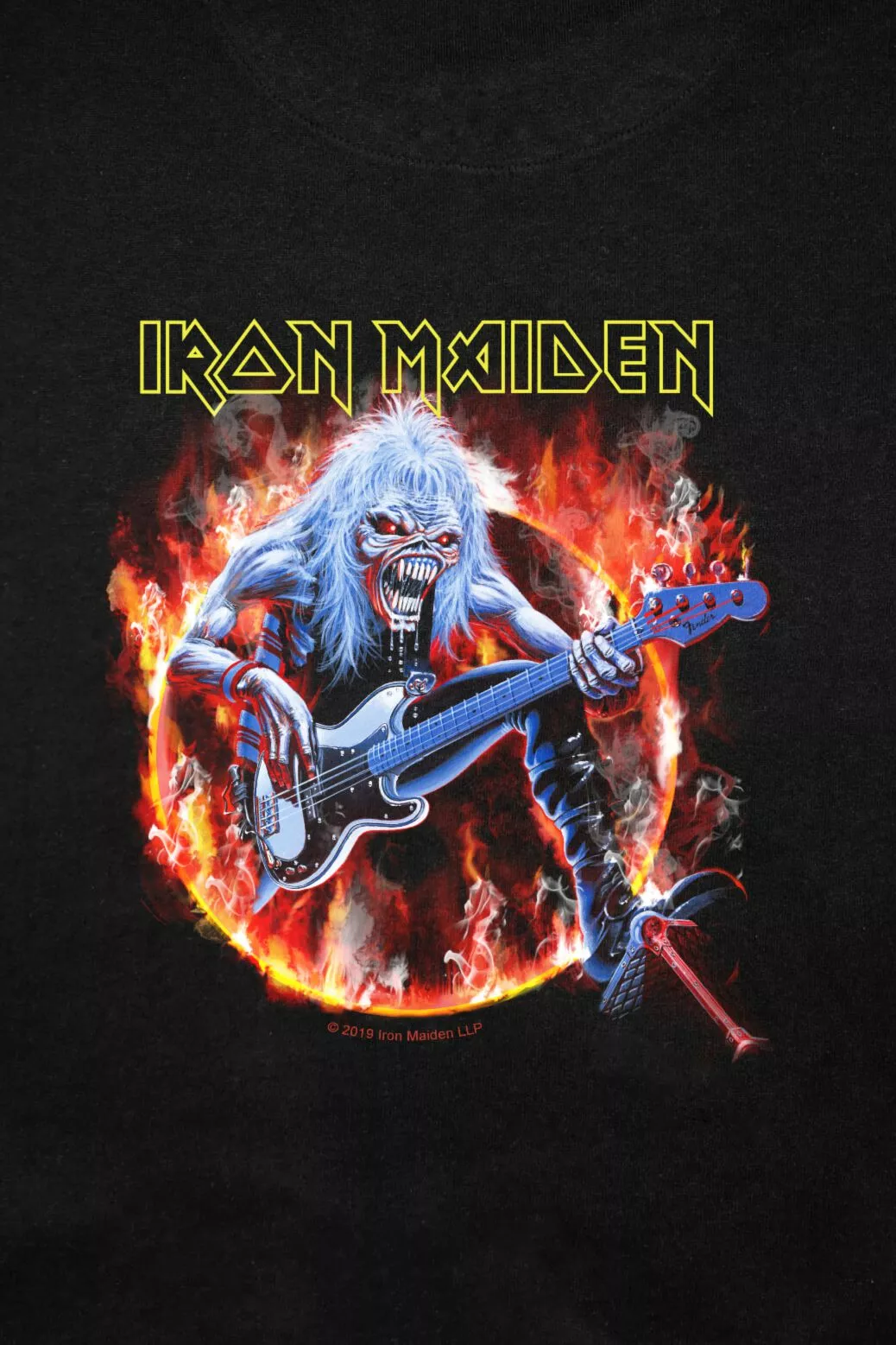 "Metal-Kids - Fear Live Flame" Kinder Vesten Zwart Van Iron Maiden - Afbeelding 3