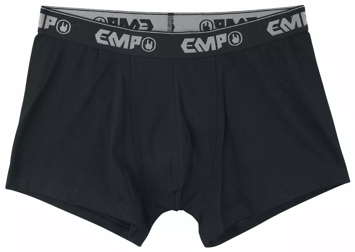 EMP Basic Collection "Boxer Shorts Double Pack" Boxers Zwart-rood Van Large - Afbeelding 2