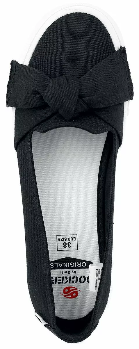 "Ballerina" Ballerinas Zwart Van Dockers By Gerli - Afbeelding 4