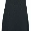 "Dotties Cherry Long Dress" Lange Jurk Zwart Van Pussy Deluxe