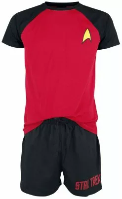 "Logo" Pyjama Zwart-rood Van Star Trek