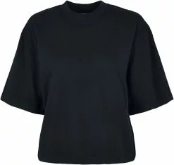"Ladies Organic Oversized Tee" T-shirt Zwart Van Urban Classics