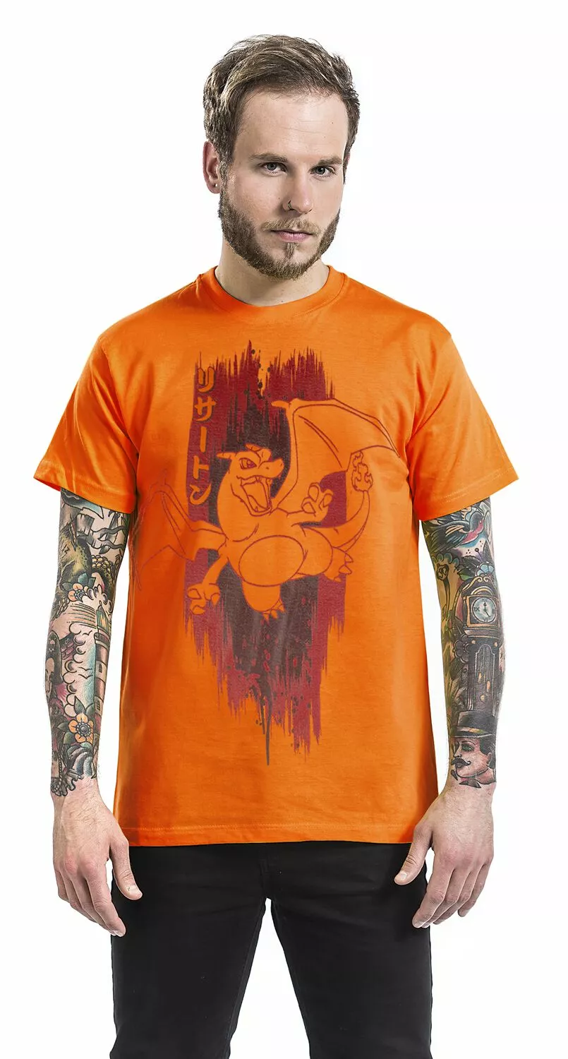 "Glurak" T-shirt Oranje Van Pokémon - Afbeelding 3
