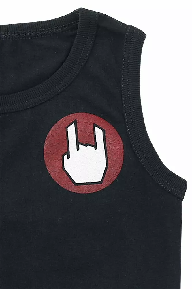 EMP Basic Collection "Baby Set Van Drie Grijze/zwarte Rompertjes" Body Grijs-zwart Van Large - Afbeelding 7