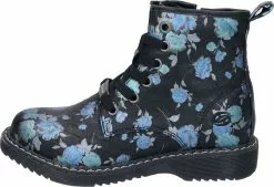 "Blue Flower Boots" Kinderlaarzen Zwart Van Dockers By Gerli