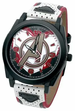 "Avengers Logo" Polshorloges Wit-zwart-rood Van Avengers
