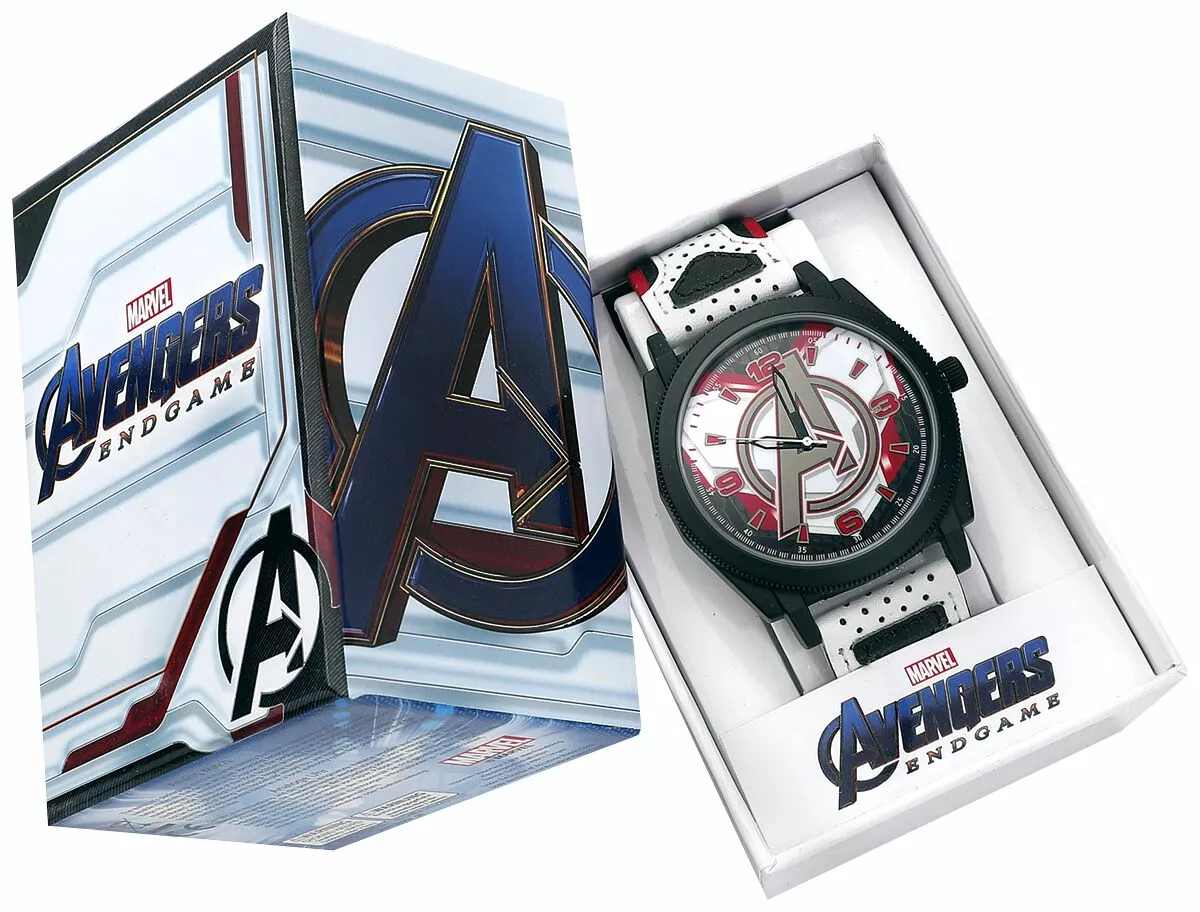 "Avengers Logo" Polshorloges Wit-zwart-rood Van Avengers - Afbeelding 7