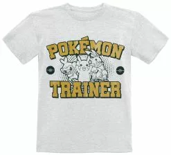 "Kids - Pokémon Trainer" T-shirt Grijs Gemêleerd Van Pokémon