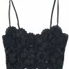 "Black Floral Lace Bralette" Bustier Zwart Van Black Premium By EMP