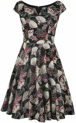 "Lanah Mid Dress" Medium-lengte Jurk Meerkleurig Van Hell Bunny