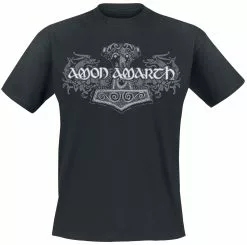 "Viking Horses" T-shirt Zwart Van Amon Amarth