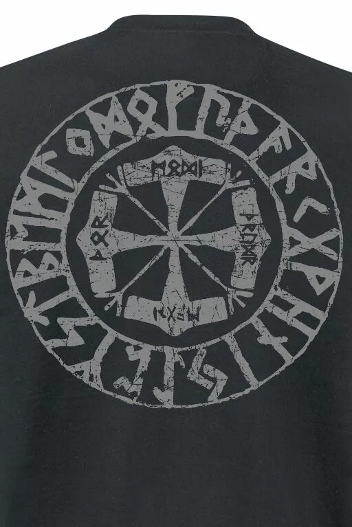 "Viking Horses" T-shirt Zwart Van Amon Amarth - Afbeelding 4