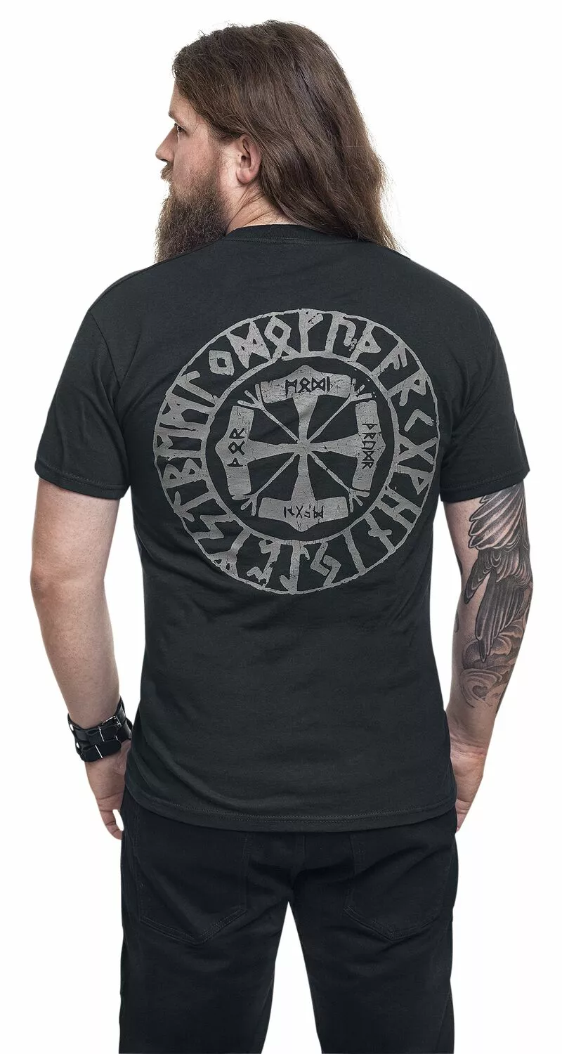 "Viking Horses" T-shirt Zwart Van Amon Amarth - Afbeelding 6