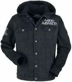 "EMP Signature Collection" Denim Jas Zwart Van Amon Amarth