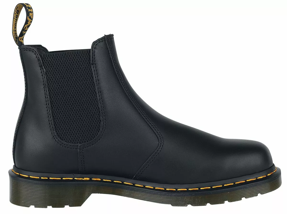 "2976 Black Nappa" Laars Zwart Van Dr. Martens - Afbeelding 3
