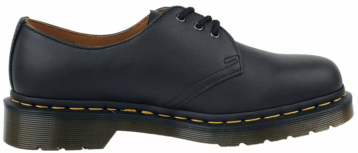 "1461 Black Nappa" Schoenen Met Veters Zwart Van Dr. Martens - Afbeelding 3