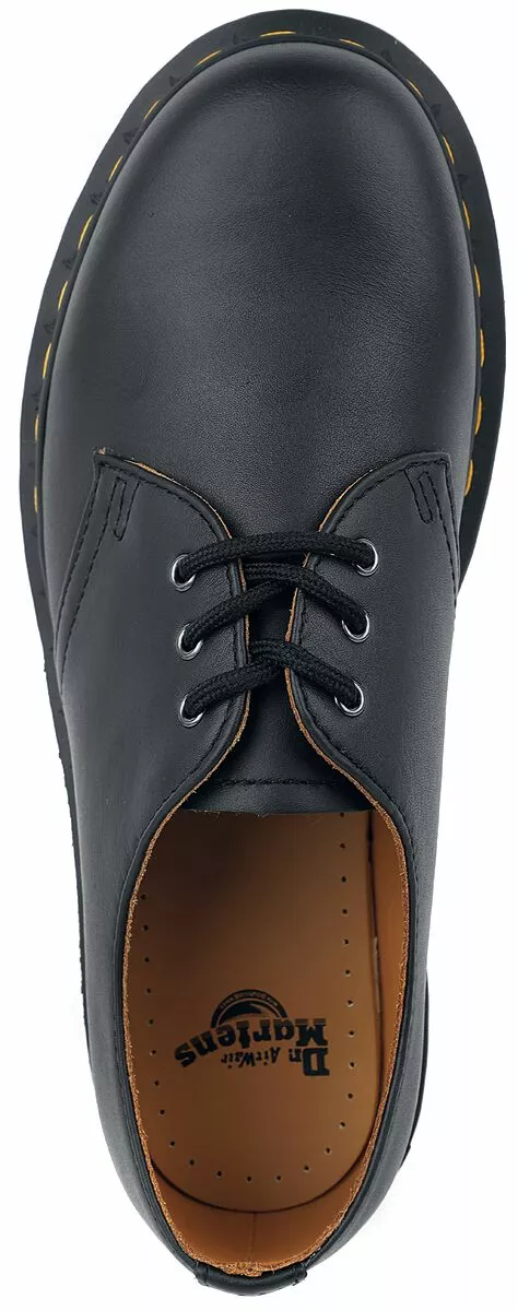 "1461 Black Nappa" Schoenen Met Veters Zwart Van Dr. Martens - Afbeelding 4