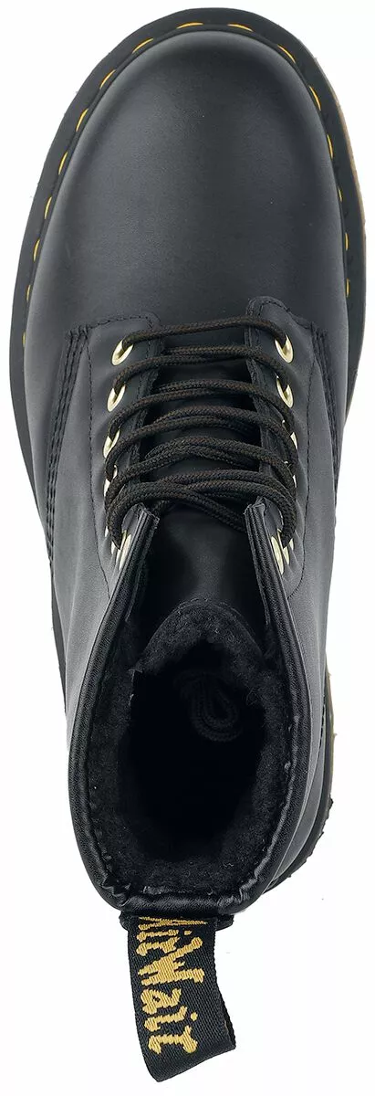 "1460 Black Blizzard" Laars Zwart Van Dr. Martens - Afbeelding 5