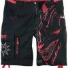 "EMP Signature Collection" Korte Broek Zwart-rood Van Slipknot
