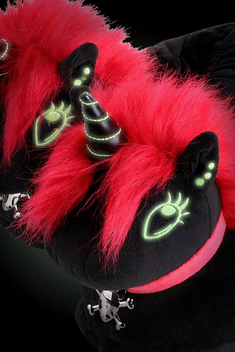 "EMP Unicorn Slippers Adult" Slipper Zwart Van Corimori - Afbeelding 6