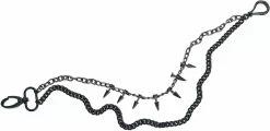 "Spike Chain" Portemonneeketting Zwart Van Rock Rebel By EMP