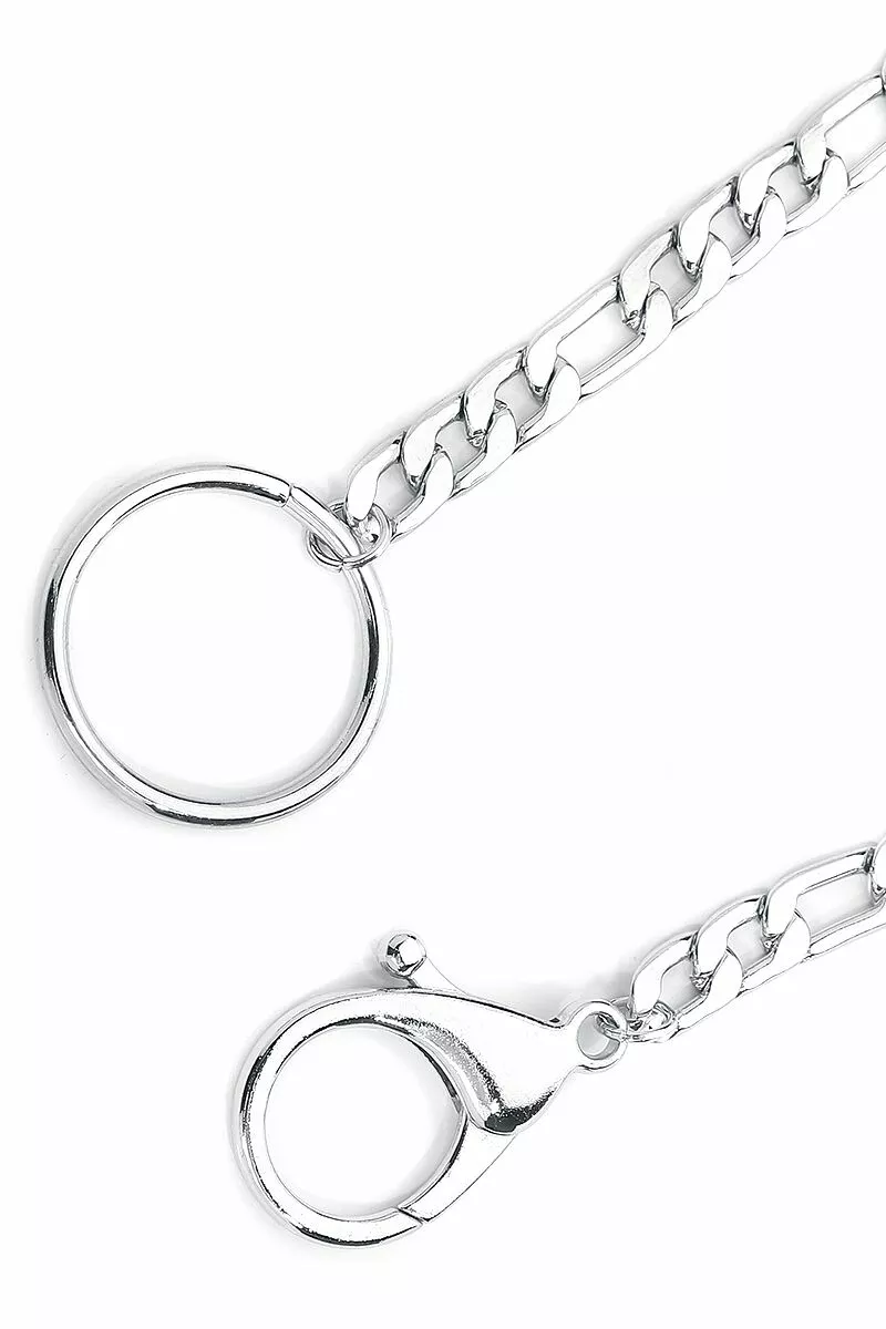 "Basic Chain" Portemonneeketting Zilverkleurig Van Black Premium By EMP - Afbeelding 2