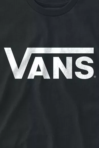 "by VANS Classic Kids Black/white" T-shirt Zwart Van Vans - Afbeelding 2