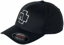 "Logo - Flexfit Cap" Cap Zwart Van Rammstein