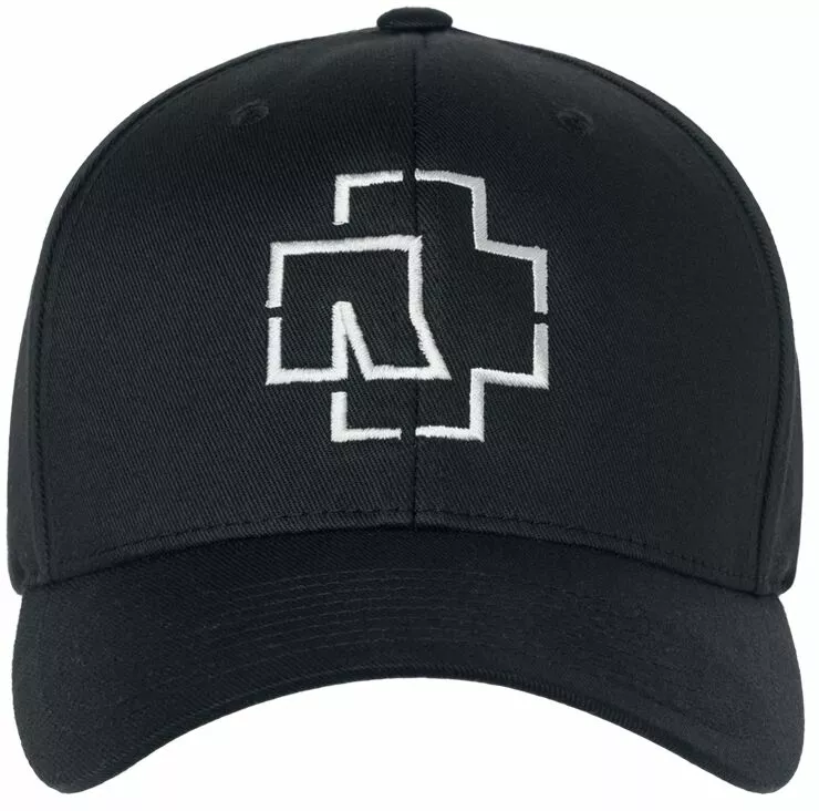 "Logo - Flexfit Cap" Cap Zwart Van Rammstein - Afbeelding 2