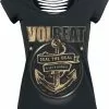 "Anchor" T-shirt Zwart Van Volbeat