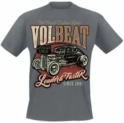 "Louder And Faster" T-shirt Grijs Van Volbeat