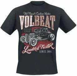 "Louder And Faster" T-shirt Zwart Van Volbeat