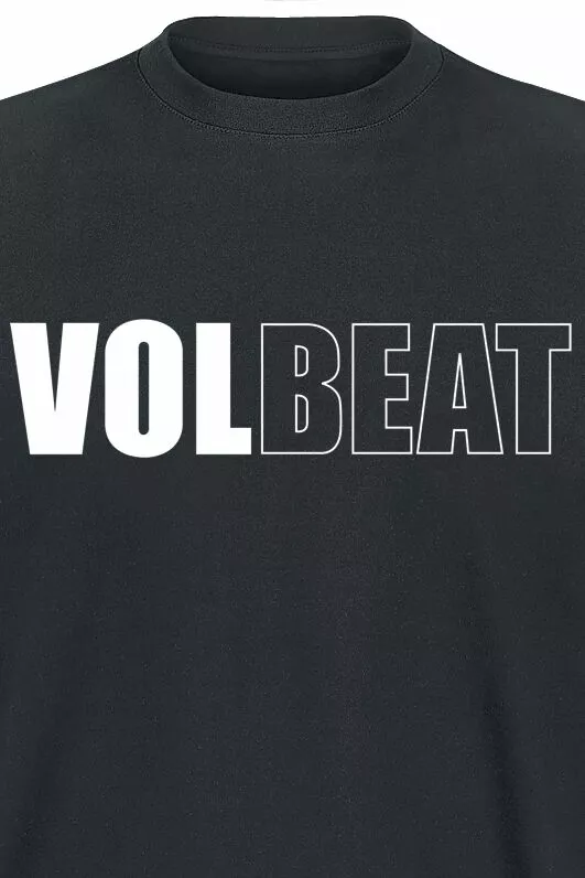 "Logo" T-shirt Zwart Van Volbeat - Afbeelding 2
