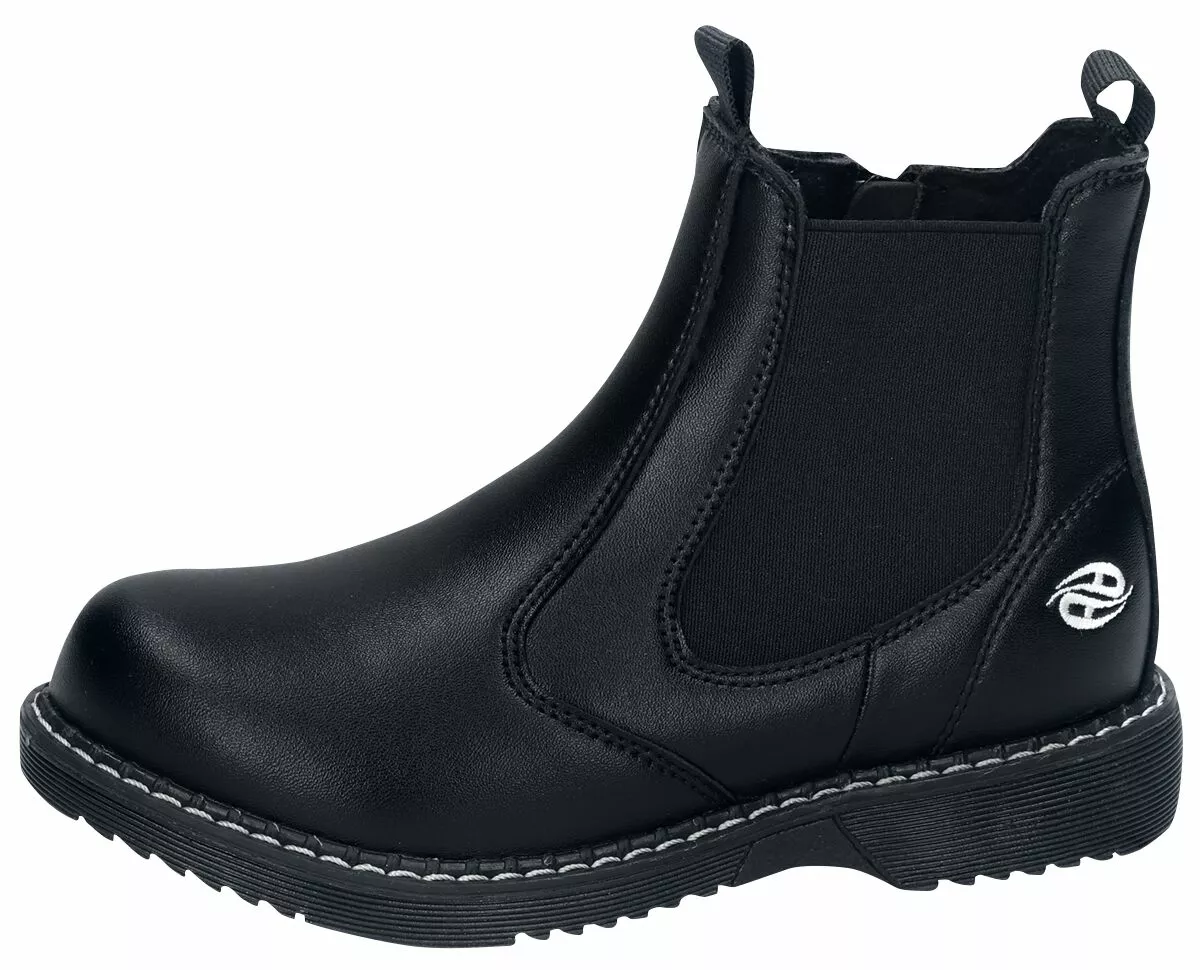 "Black Chelsea Boots" Kinderlaarzen Zwart Van Dockers By Gerli