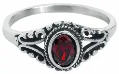 "Ruby" Ring Zilverkleurig Van EtNox