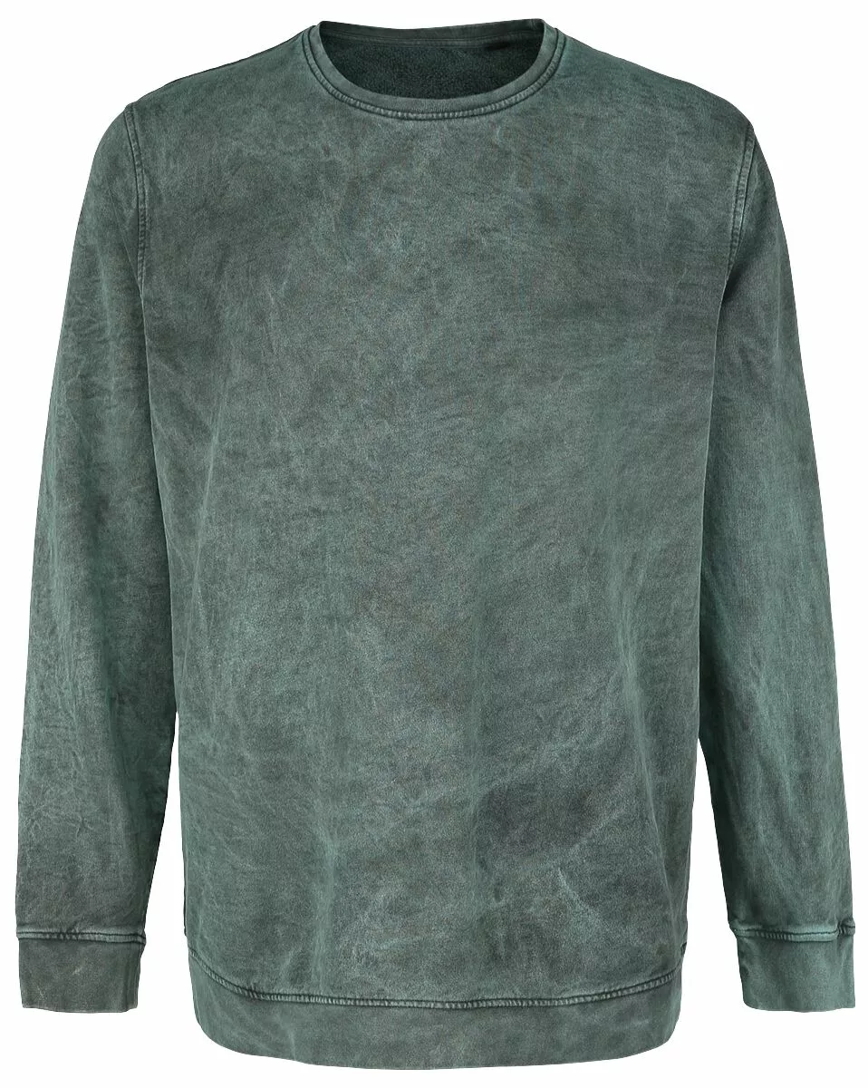 "Man's Sweat Shirt Joe" Sweatshirts Grijs-turquoise Van Outer Vision