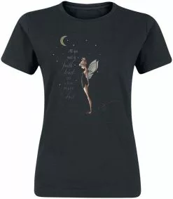 "Tinker Bell Pixie Dust" T-shirt Zwart Van Peter Pan