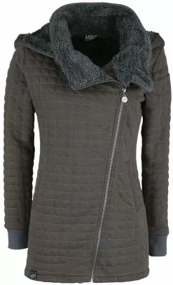 "Arya Stark" Vest Met Capuchon Donkerbruin Van Game Of Thrones