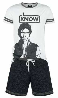 "Han Solo - I Know" Pyjama Grijs-zwart Van Star Wars
