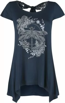 "Dragonfly" T-shirt Blauw Van Outlander
