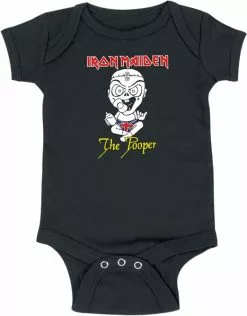 "Kids - The Pooper" Body Zwart Van Iron Maiden